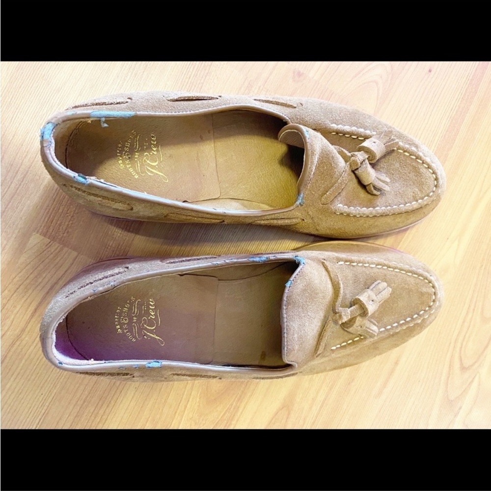 Jcrew Suede Loafers